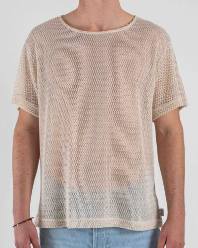 OVER-D T-shirt over traforata OE1S2S6T49 Beige