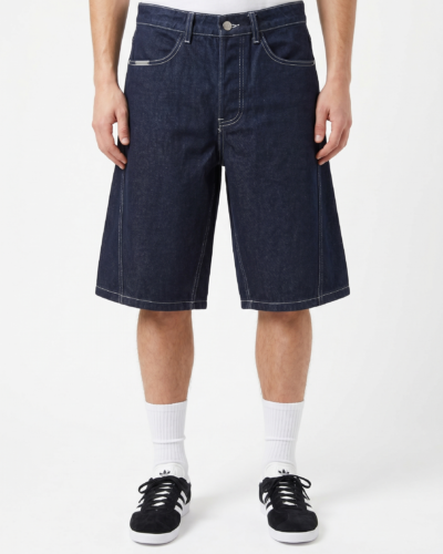 PXP Bermuda regular in jeans con cuciture a contrasto e logo sul retro 2694101 Blu