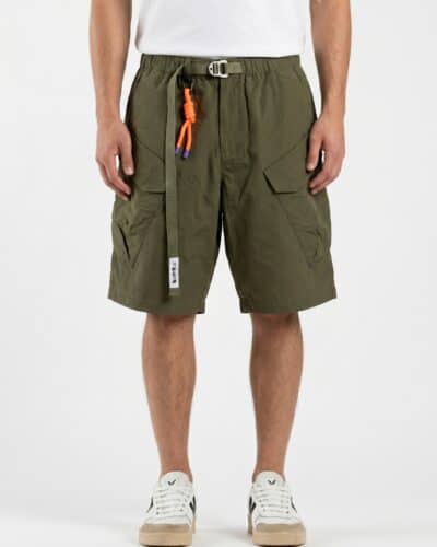 BERNA Bermuda over in tessuto tecnico con tascone 261409 Militare