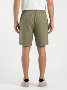 Coordinato boxy fit con camicia mm + bermuda con coulisse in vita 815241 Grayish Green (6)