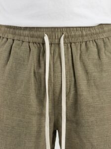 Coordinato boxy fit con camicia mm + bermuda con coulisse in vita 815241 Grayish Green (7)