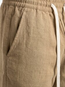 Coordinato boxy fit con camicia mm + bermuda con coulisse in vita 815241 Khaki (7)