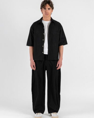Coordinato con Camicia over a MM + Pantalone baggy 3420 Black
