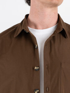 Coordinato con Camicia over a MM + Pantalone baggy 3420 Moro (3)
