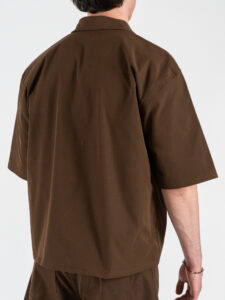 Coordinato con Camicia over a MM + Pantalone baggy 3420 Moro (5)