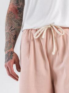 Coordinato over con Camicia MM+Jorts con coulisse L815500 Pink (10)