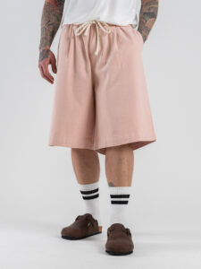 Coordinato over con Camicia MM+Jorts con coulisse L815500 Pink (9)