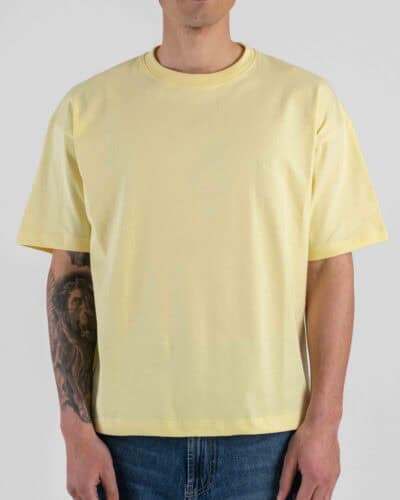 ESTASI T-shirt in cotone croppata LUNA Pastello