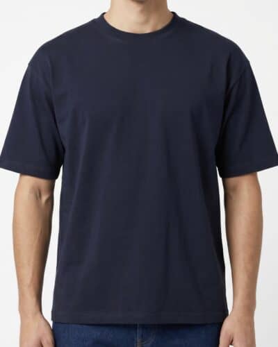 ESTASI T-shirt regular box fit TERRA Blu