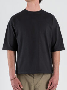 ESTASI T-shirt regular box fit TERRA Piombo (2)