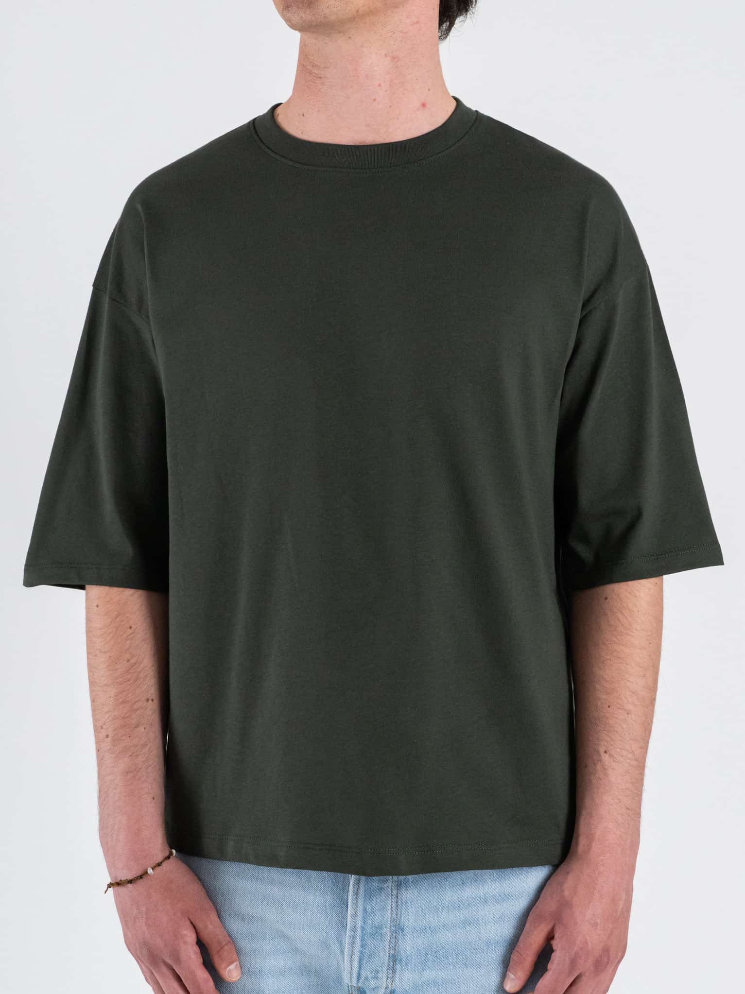 ESTASI T-shirt regular box fit TERRA Salvia