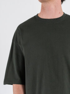 ESTASI T-shirt regular box fit TERRA Salvia (3)