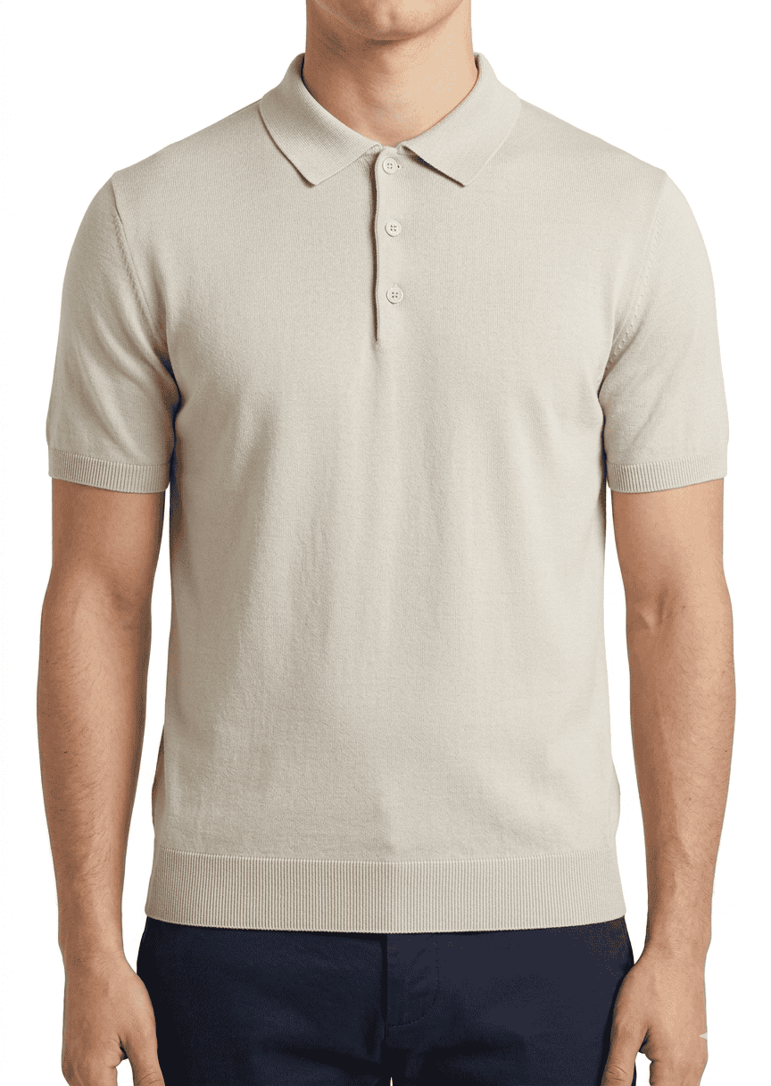 GIANNI LUPO Polo basica in tinta unita GL511S Beige