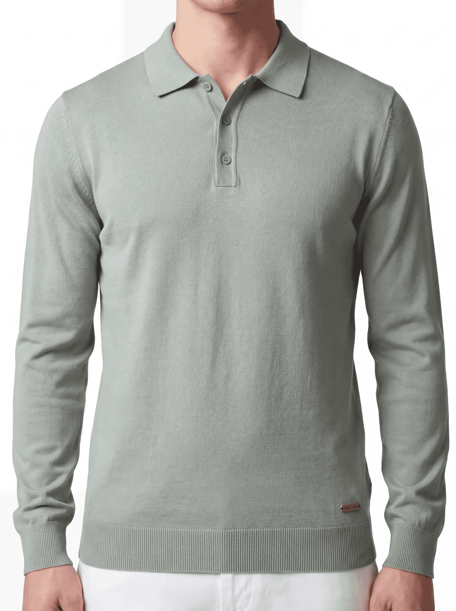 GIANNI LUPO Polo slim leggera in viscosa GL33762 Menta