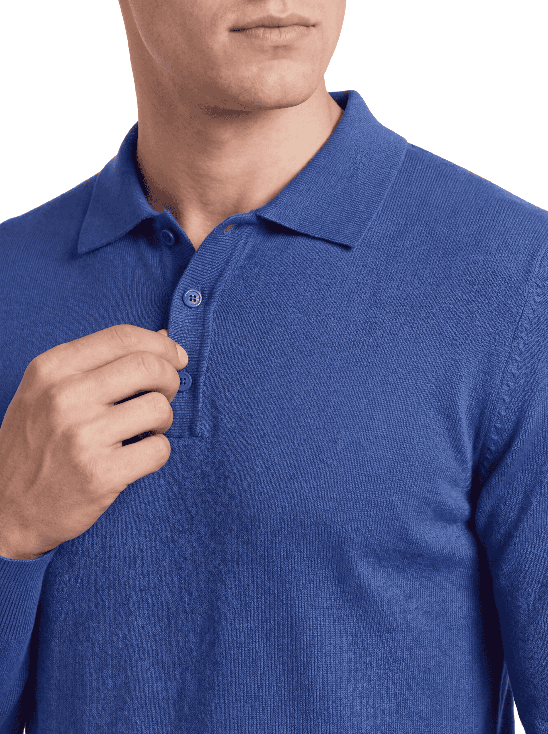 GIANNI LUPO Polo slim leggera in viscosa GL33762 Oceano