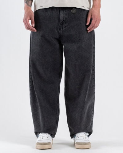 IMPERIAL Jeans balloon fit slavato P860150008 Denim Nero