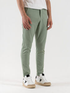 IMPERIAL Pantalone chinos da abito con gamba lunga PD3JLBQ Salvia (3)