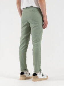 IMPERIAL Pantalone chinos da abito con gamba lunga PD3JLBQ Salvia (6)