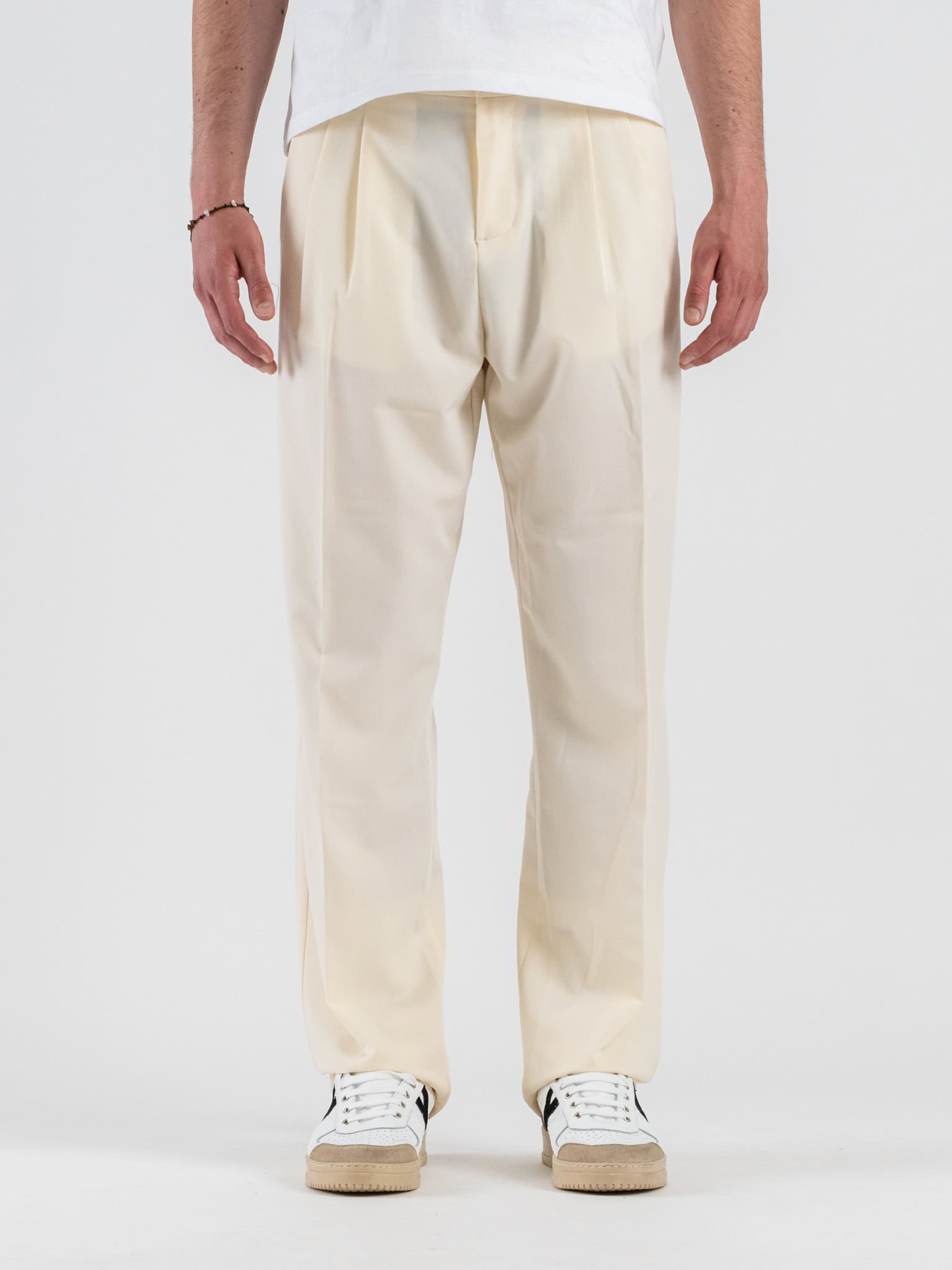 IMPERIAL Pantalone da abito baggy PD3MLBQ Burro