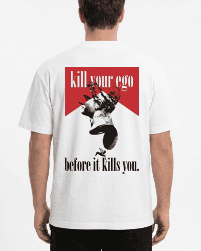 INDEPENDENT REPUBLIC T-shirt boxy fit con stampa KILL YOUR Bianco