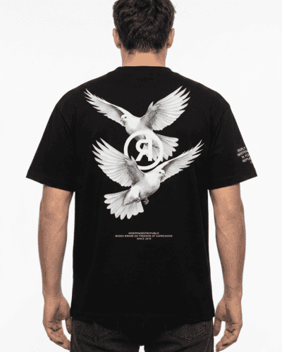 INDEPENDENT REPUBLIC T-shirt con stampa FREEDOM Nero