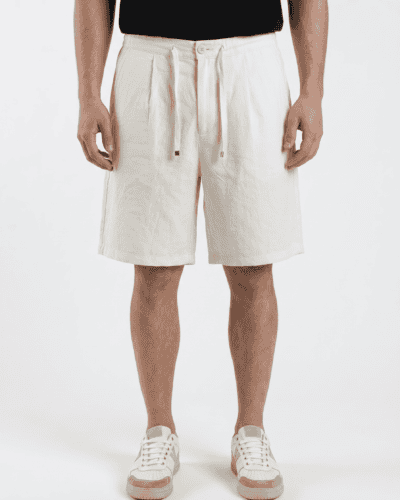 ONLY&SONS Bermuda loose fit con coulisse, cordino in vita e pences WAKE 22037261 Egret