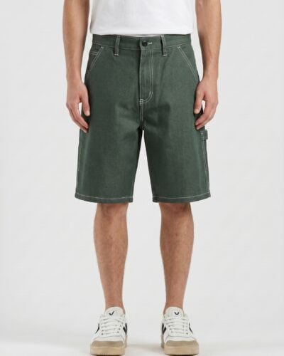 ONLY&SONS Bermuda loose fit con cuciture a contrasto EDGE 22038343 Dark Green Denim