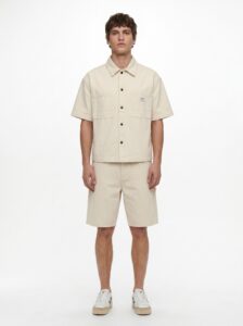 ONLY&SONS Camicia boxy fit da coordinato a M_M con bottoni e tasconi frontali ZEALAND 22038346 Ecrù1