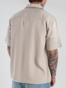 ONLY&SONS Camicia regular a MM con collo bowling PERU 22036397 Silver Lining (1)