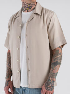 ONLY&SONS Camicia regular a MM con collo bowling PERU 22036397 Silver Lining (5)