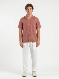 ONLY&SONS Camicia regular a MM con collo bowling PERU 22036397 Twilight Mauve (1)