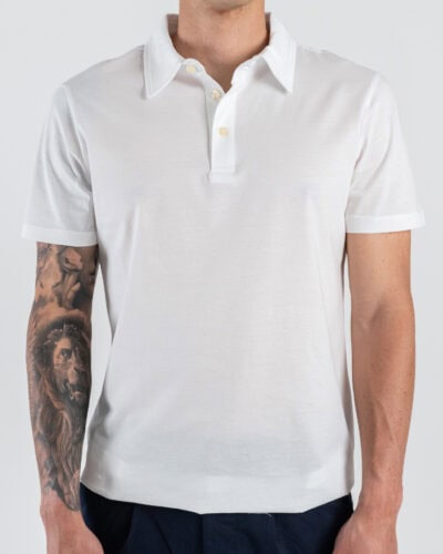 OVER-D Polo basic regular OC1S2S6O01 Bianco