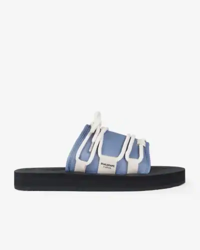 DUALSCAPE Ciabatte unisex con cordini intrecciati gomma URBANTIDE C13 Azzurro