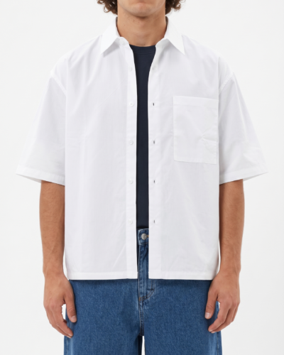 ESTASI Camicia in cotone leggero a M/M con colletto e bottoni LOS ANGELES Bianco