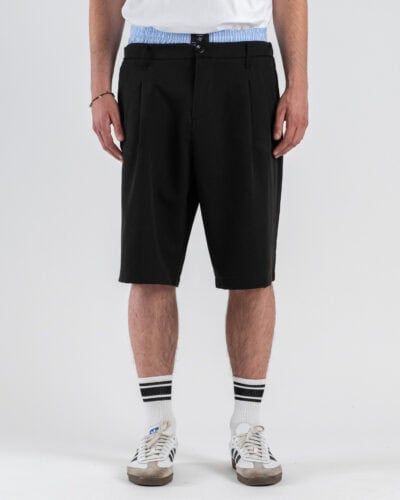 IMPERIAL Bermuda con finta mutanda D540LBQ Nero
