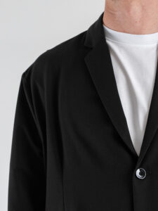 IMPERIAL Giacca boxy fit con dettaglio manica JZESLBQ Nero (4)
