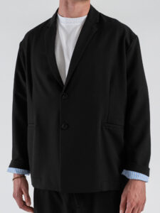 IMPERIAL Giacca boxy fit con dettaglio manica JZESLBQ Nero (5)