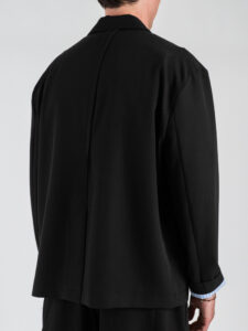 IMPERIAL Giacca boxy fit con dettaglio manica JZESLBQ Nero (6)