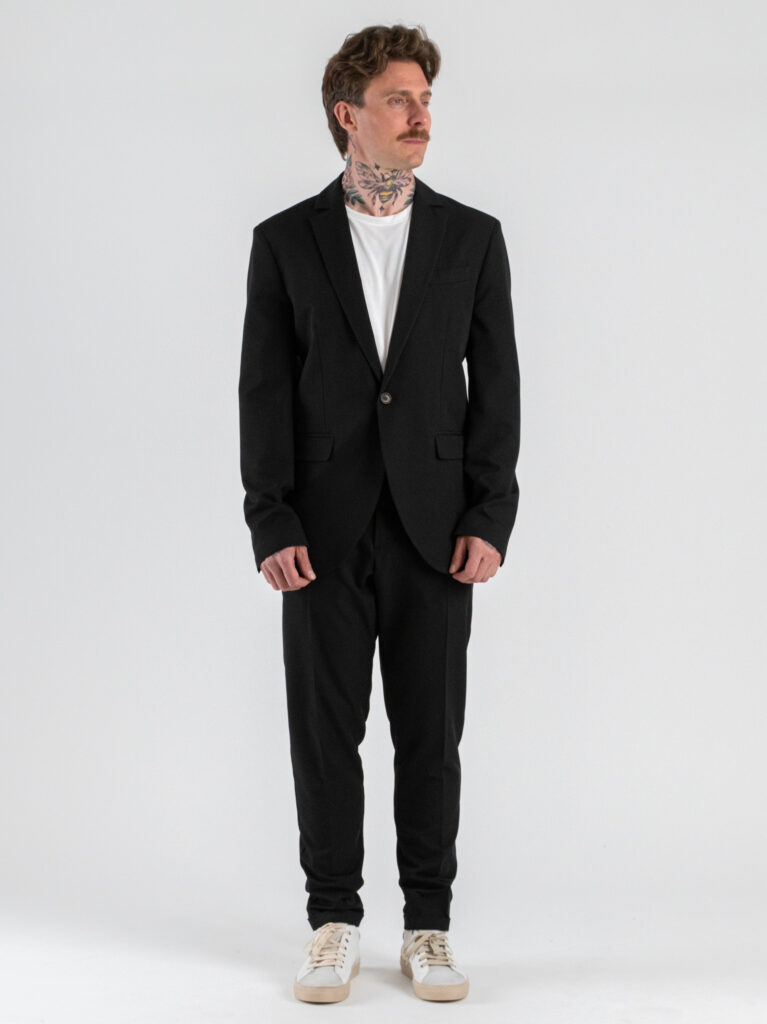 IMPERIAL Pantalone chinos da abito con gamba lunga PD3JLBQ Nero 2 Abiti