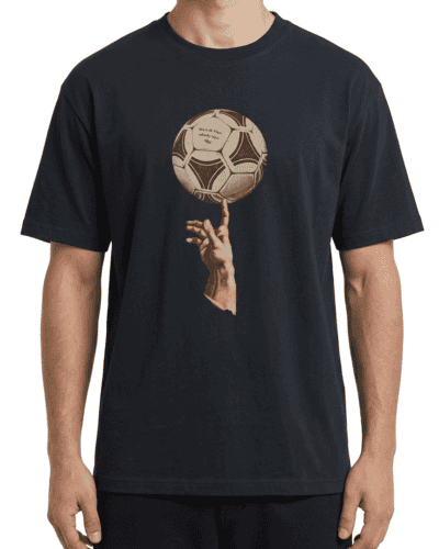 INDEPENDENT REPUBLIC T-shirt boxy fit con stampa Maradona MANO DE DIOS Nera