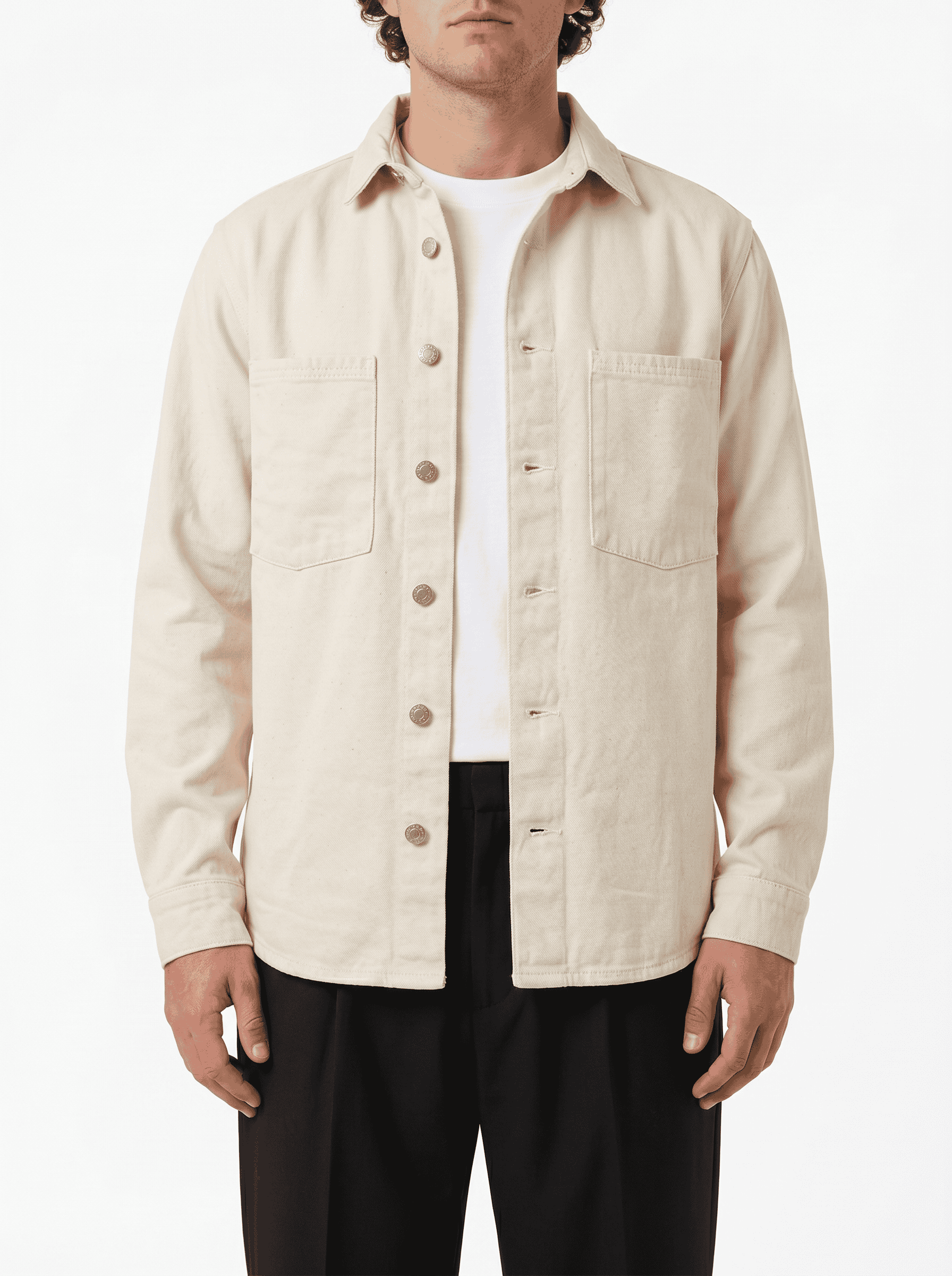 ONLY&SONS Camicia/Giacchetta over con tasche frontali ALP 22036762 Ecrù