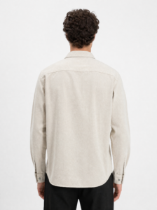 ONLY&SONS CamiciaGiacchetta over con tasche frontali ALP 22036762 Ecrù (5)