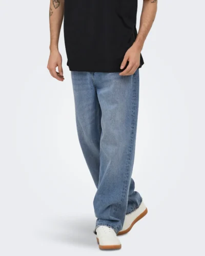 ONLY&SONS Jeans baggy FADE 22031024 Light Blue Denim