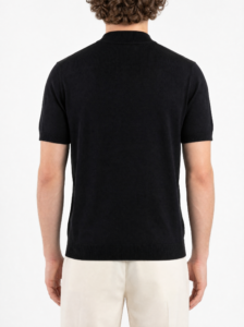 T-shirt regular in maglia a mm MT922 Black (4)