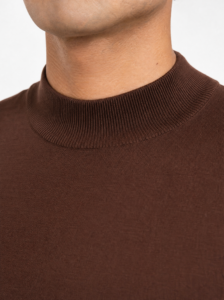 T-shirt regular in maglia a mm MT922 Coffee (2)