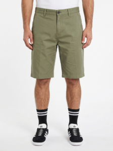 TELAMIRA Bermuda basico in cotone BTB06039 Militare (4)