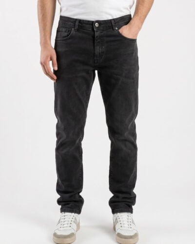 ESTASI Jeans regular liscio senza rotture KAKA' Doppio Stone Scuro