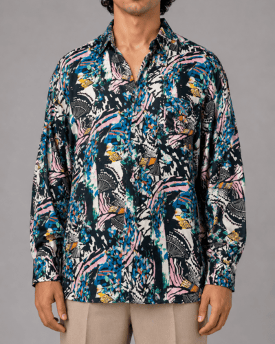 IMPERIAL Camicia over in fantasia CYT9LFL Multicolor