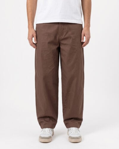 IMPERIAL Pantalone baggy in cotone elasticizzato PE6FLCD Moro