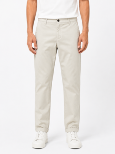 IMPERIAL Pantalone chinos da abito PWB0LBQ Gesso